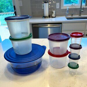 Never Used Tupperware Bowl and Container Set